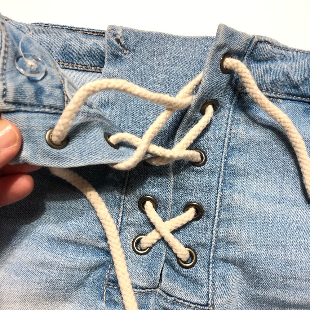 REFUGE HIGH RISE SHORT DISTRESSED 6 - Picture 4 of 6